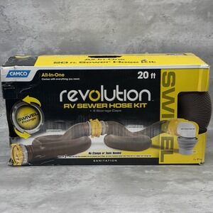Camco 39625 Revolution 20' Brown Sewer Kit Open Box
